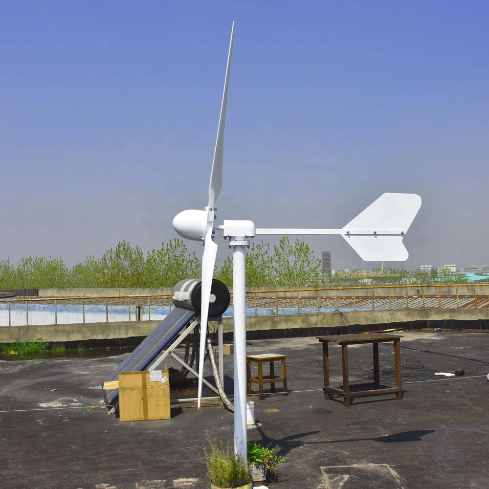 Home Use off Grid System 5000W Wind Turbine Home Use Wind Turbine Vertical Wind Power Generator