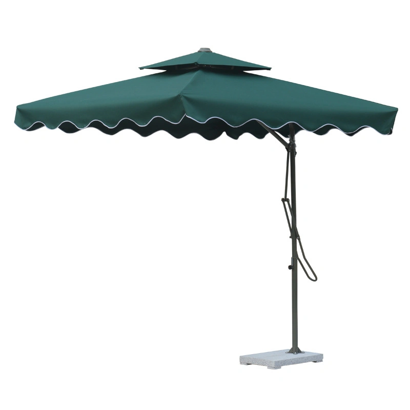 Outdoor Garden Furniture Polyester Metal Aluminum Alloy Sunshade Umbrella Patio Umbrella Beach Umbrella