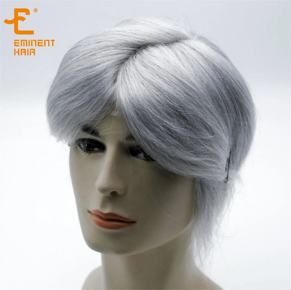 Custom Men's Toupee French Lace with PU Sides and Back