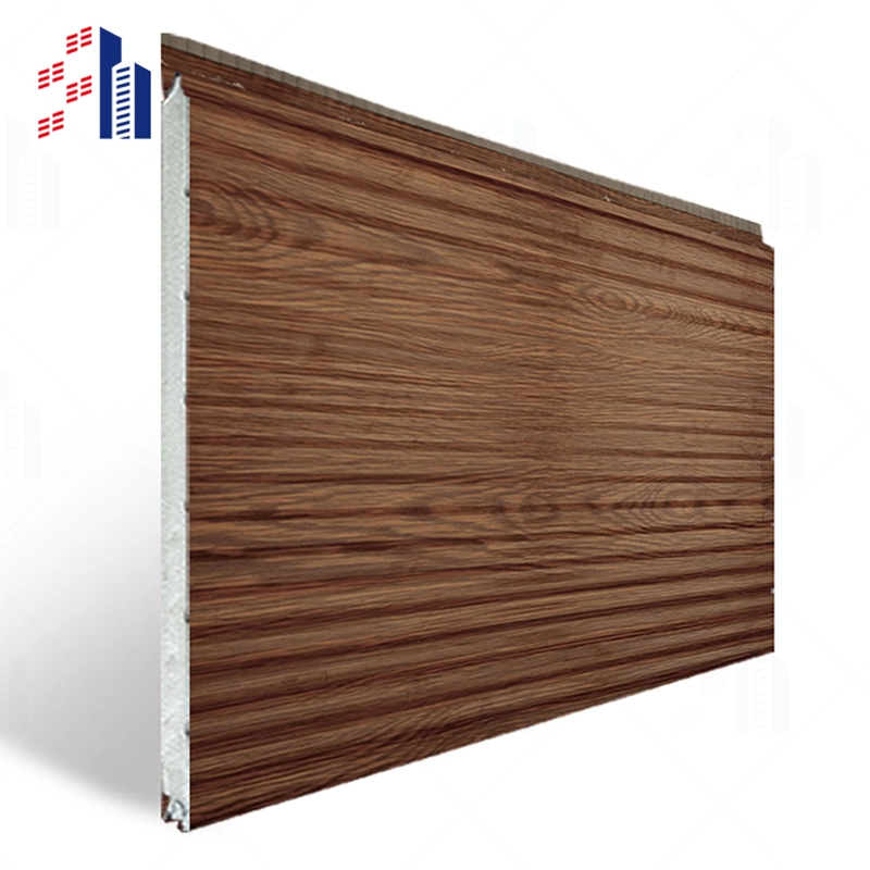 Exterior Decorative Waterproof Custom or Standard Garage Door 3D Wall Board PU Sandwich Panels