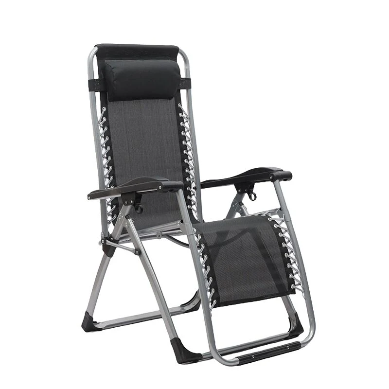 Steel Promotional Texitlene Folding Chair with Pillow