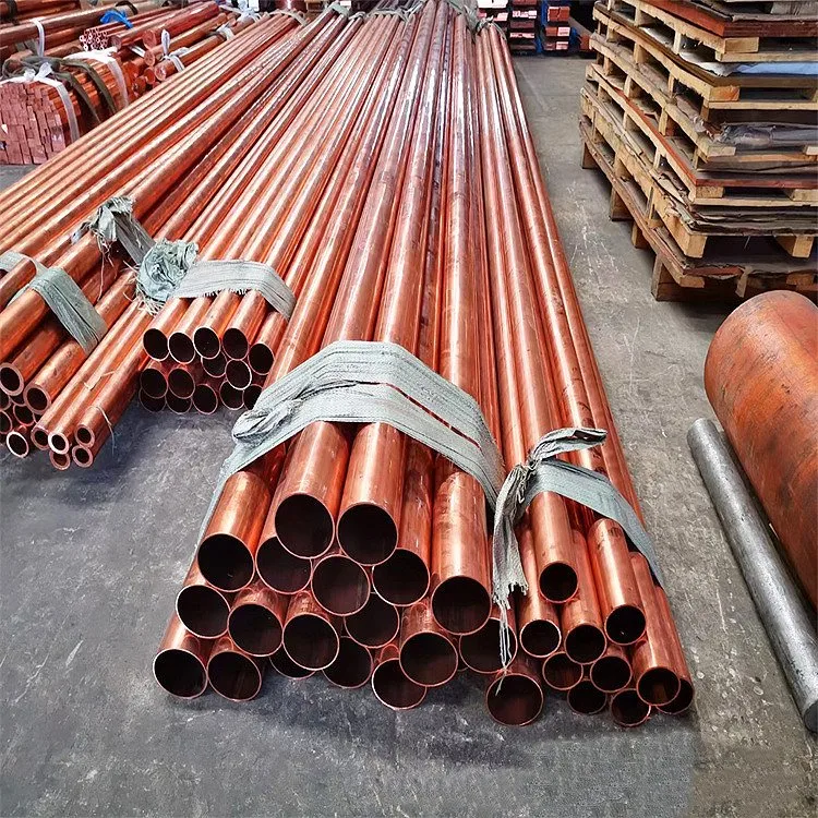 Red Copper Tube Mist Coolant Coper Pipe Cooper Tube Air Conditioner Copper Pipe