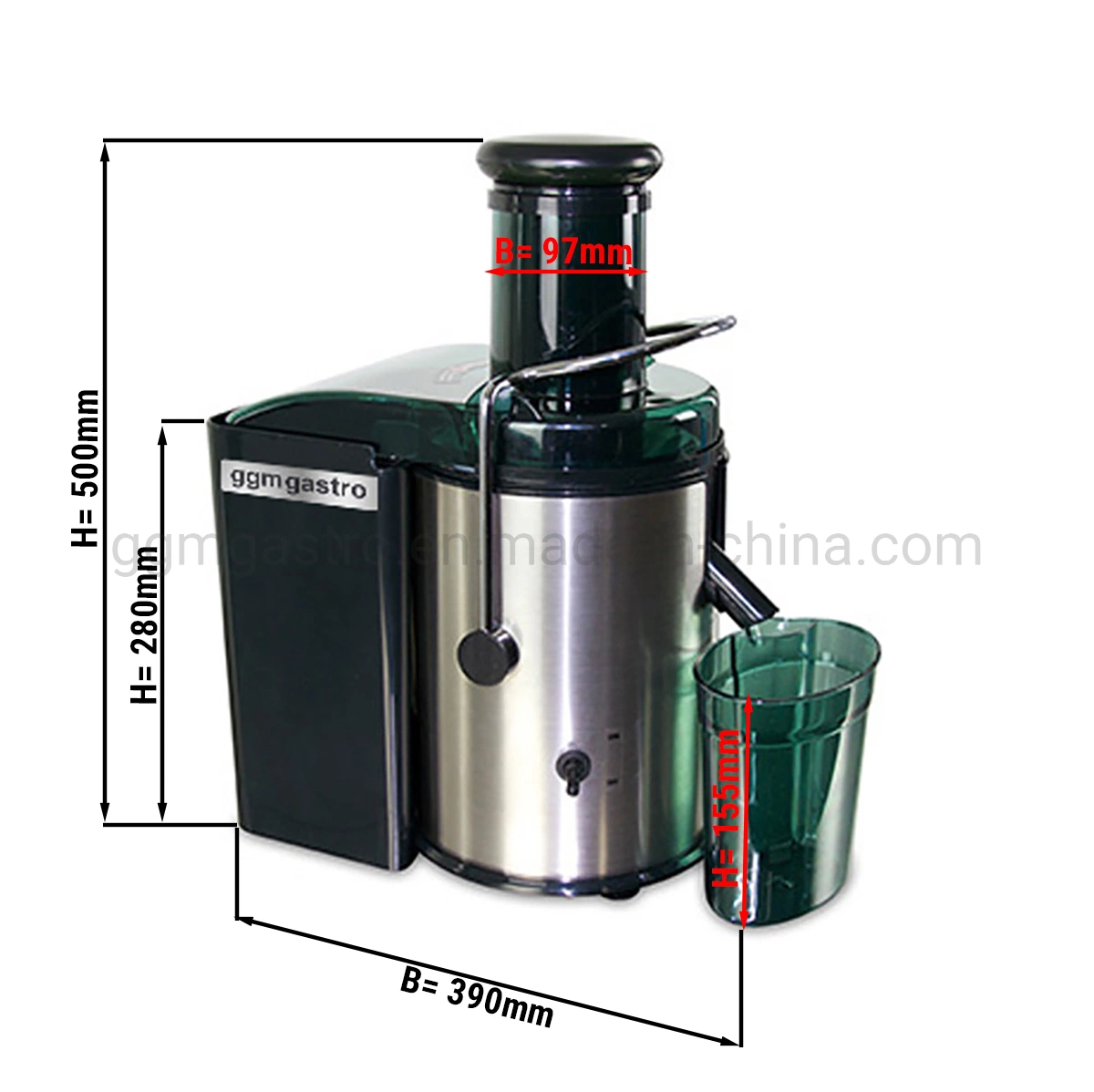 Commercial Fruit Juice Extractor in Beverage Shop