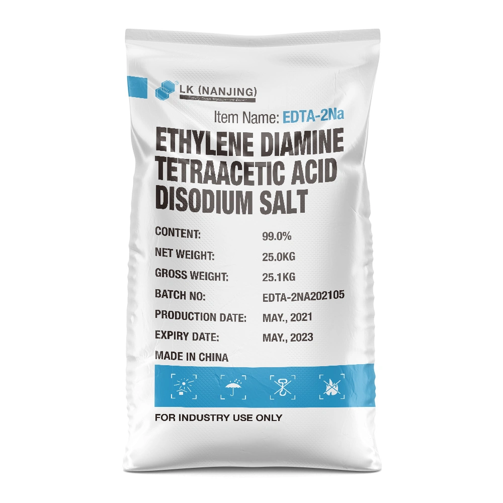 Ethylene Diamine Tetraacetic Acid Disodium Salt 99% EDTA-2Na for Detergents