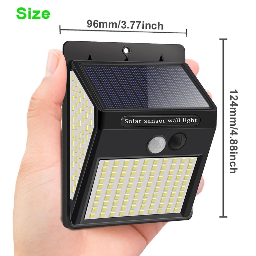 3mode Waterproof 230 LED Solar Motion Sensor Lights Outdoor Sunlight