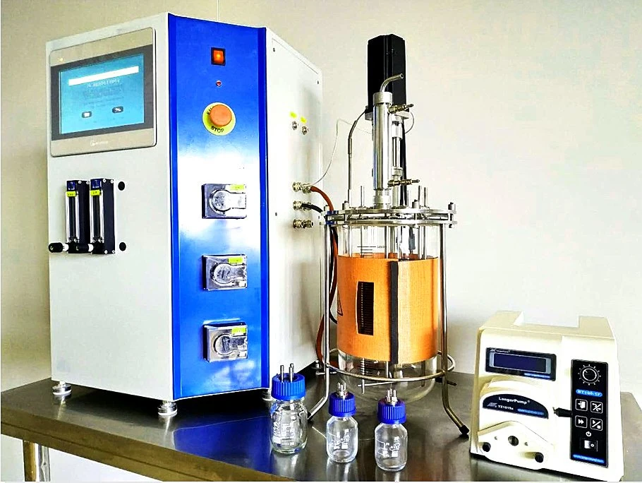 Laboratory Biological Laboratory Glass Bioreactor 10L Chemical Reactor