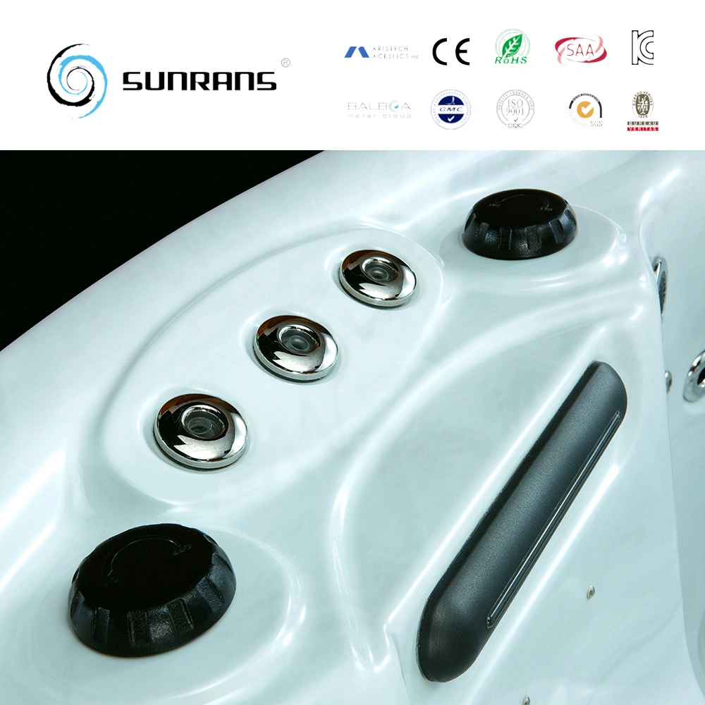 Sunrans New Design Acrylic Material Fiberglass Outdoor Hot Tub Free Standing Bathtub