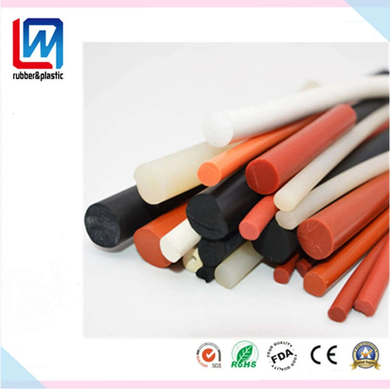 FKM NBR Custom Rubber Extruded Seal Profile Cord for Machinery