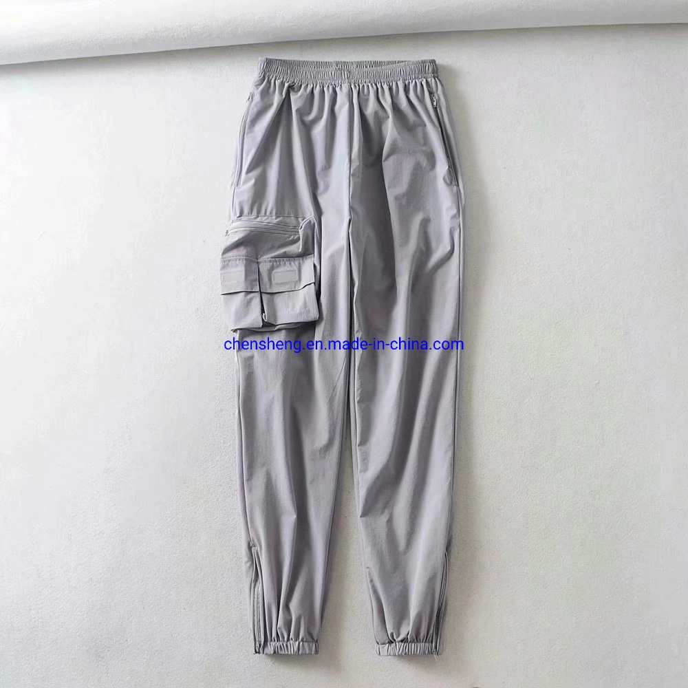 Fashion Sports Hip Hop Streetwear Women Cargo Pants Loose Fit Casual Pants for Ladies