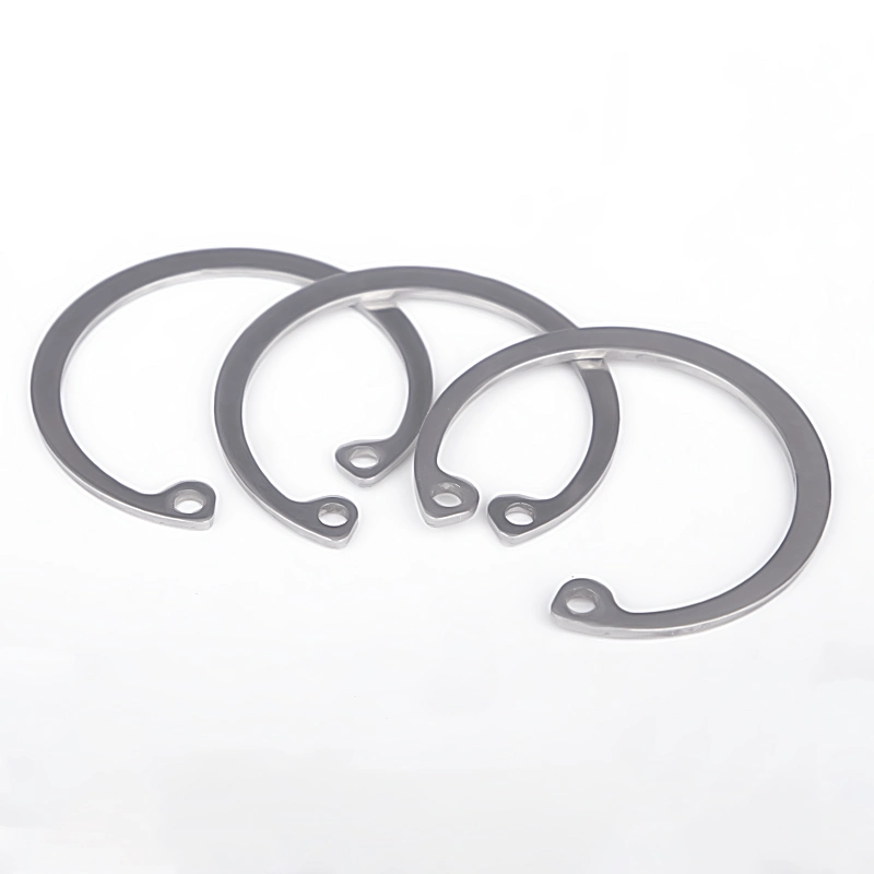 Custom SUS 304 316 Retaining Washer C Type Hole Internal Circlips Retaining Rings