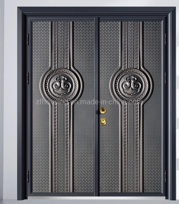 Villa Entry Luxurious Aluminum Casting Brass Doors for Home Decoration