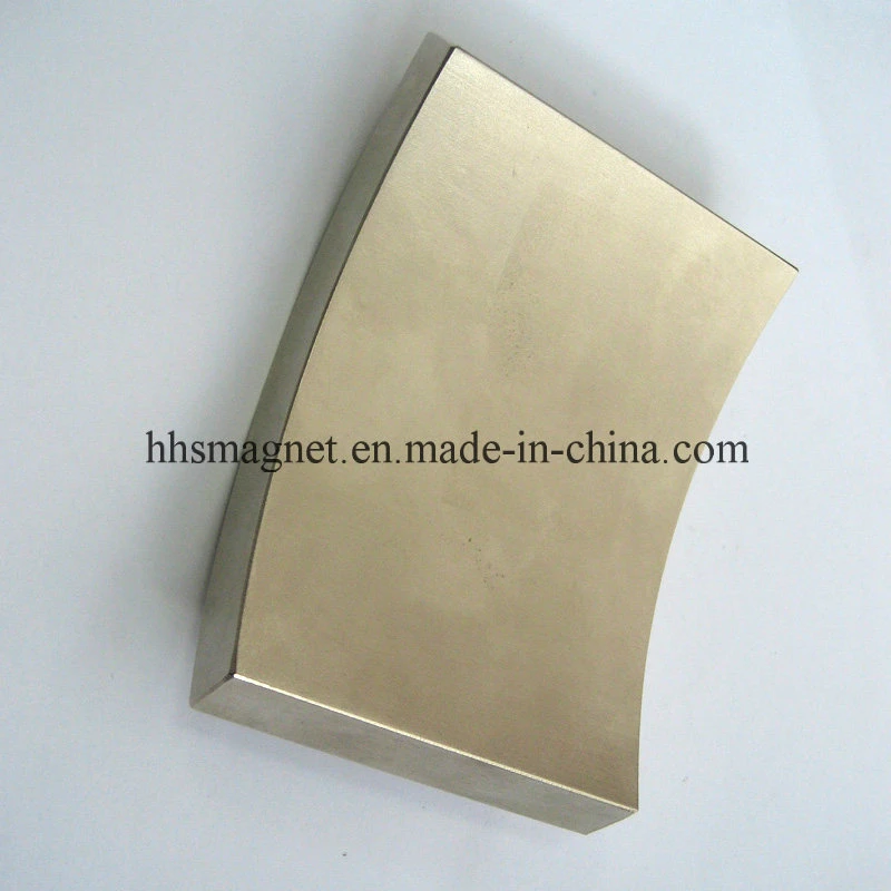 Permanent Magnet Strong Magnet NdFeB Arc Segment for Motor