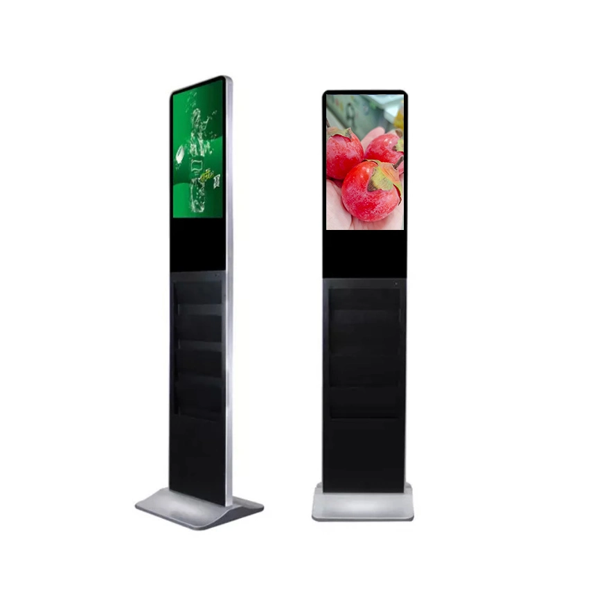 21.5" Floor Stand Android Newspaper Advertising LCD Touch Screen