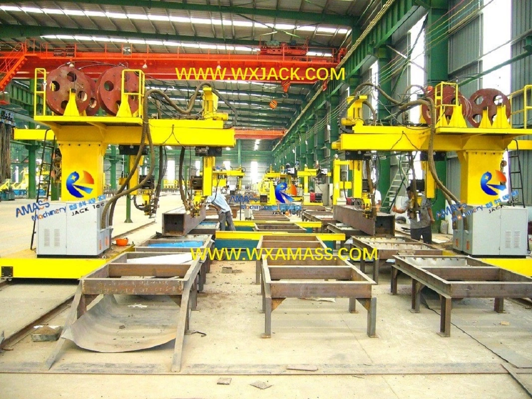 Steel Structure BOX Beam Production Line Assembly Electroslag Submerged Arc Finished Welding