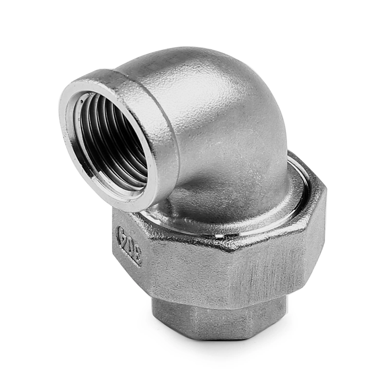 Stainless Steel 304 Elbow 90 Degree Thread Union Elbow for Pipe Fittings