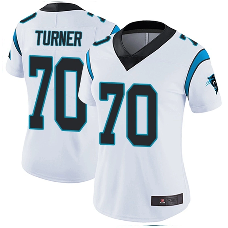 OEM Ryan Kalil Trai Turner Panthers Limited Polyester Football Jerseys