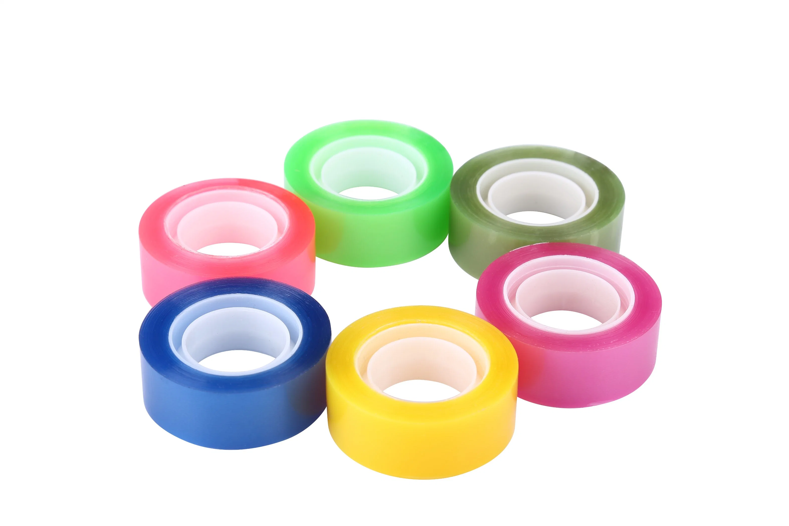 Hot Sell BOPP Adhesive Plastic Core Small Tape School Office Use Stationery Tape