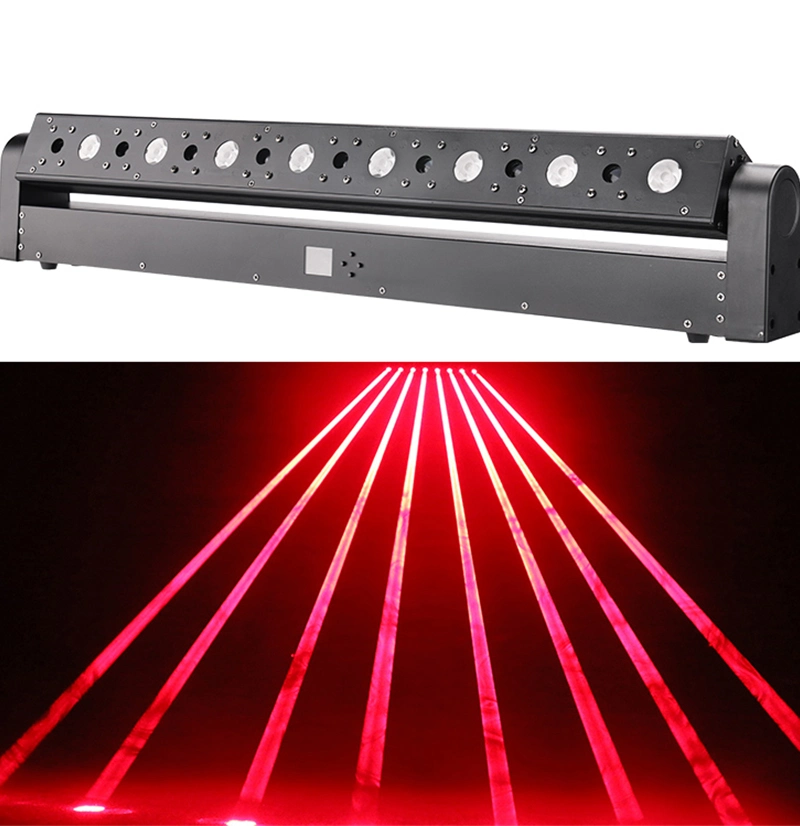 Moving Head Laser Beam Bar Stage Light LED DJ Lights 8PCS*3W Warm White LED Moving Head Beam Bar Stage Light