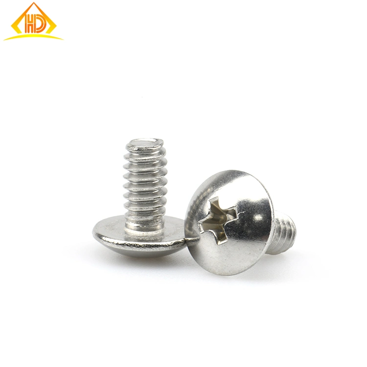 304 Stainless Steel Cross Head Truss Head Machine Screws