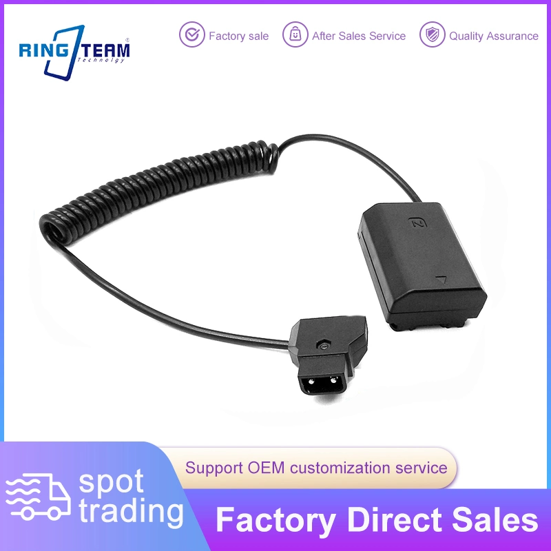 Coiled Cable Dtap Btap Ptap to Np-Fz100 Np Fz100 DC Coupler for Sony Alpha 9 A9 Ilce-9 Ilce-7m3 A7riii A7 III Ilce-7m3 A7c