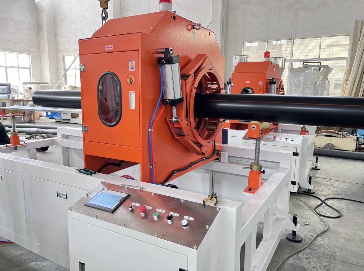 Plastic Pipe Making Manufacturing Machine HDPE Gas Pipe Extrusion Production Line LDPE PP PE PPR Water Pipe Extrusion Machine