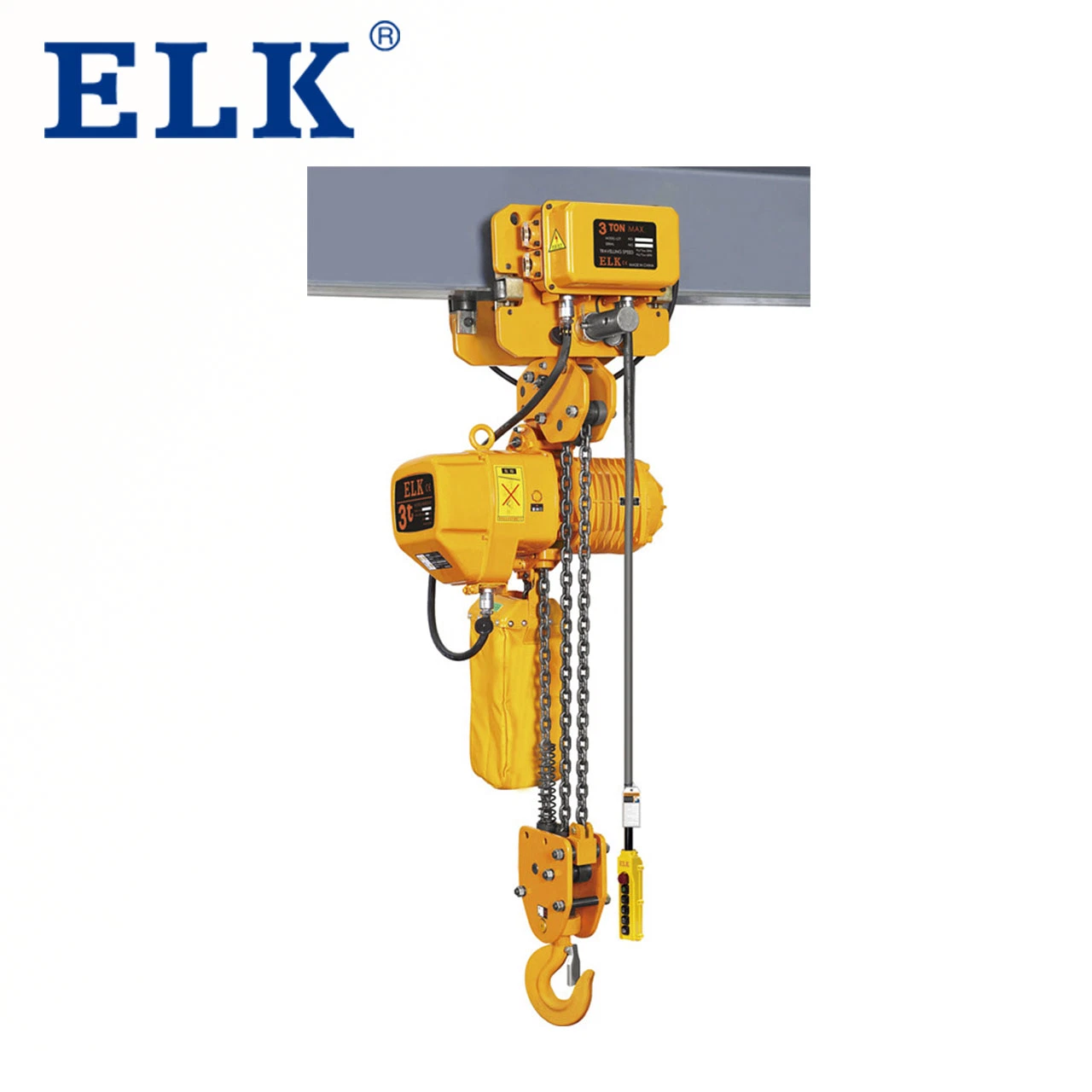 380V Electric Chain Hoist Electric Trolley with Low Price 3ton