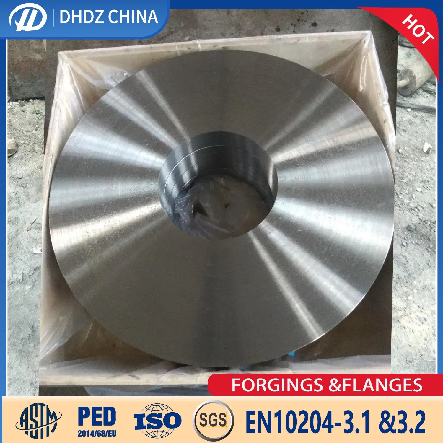 Gear Blanks Forged Round Metal Steel Disc Forging Customized Disc Forged