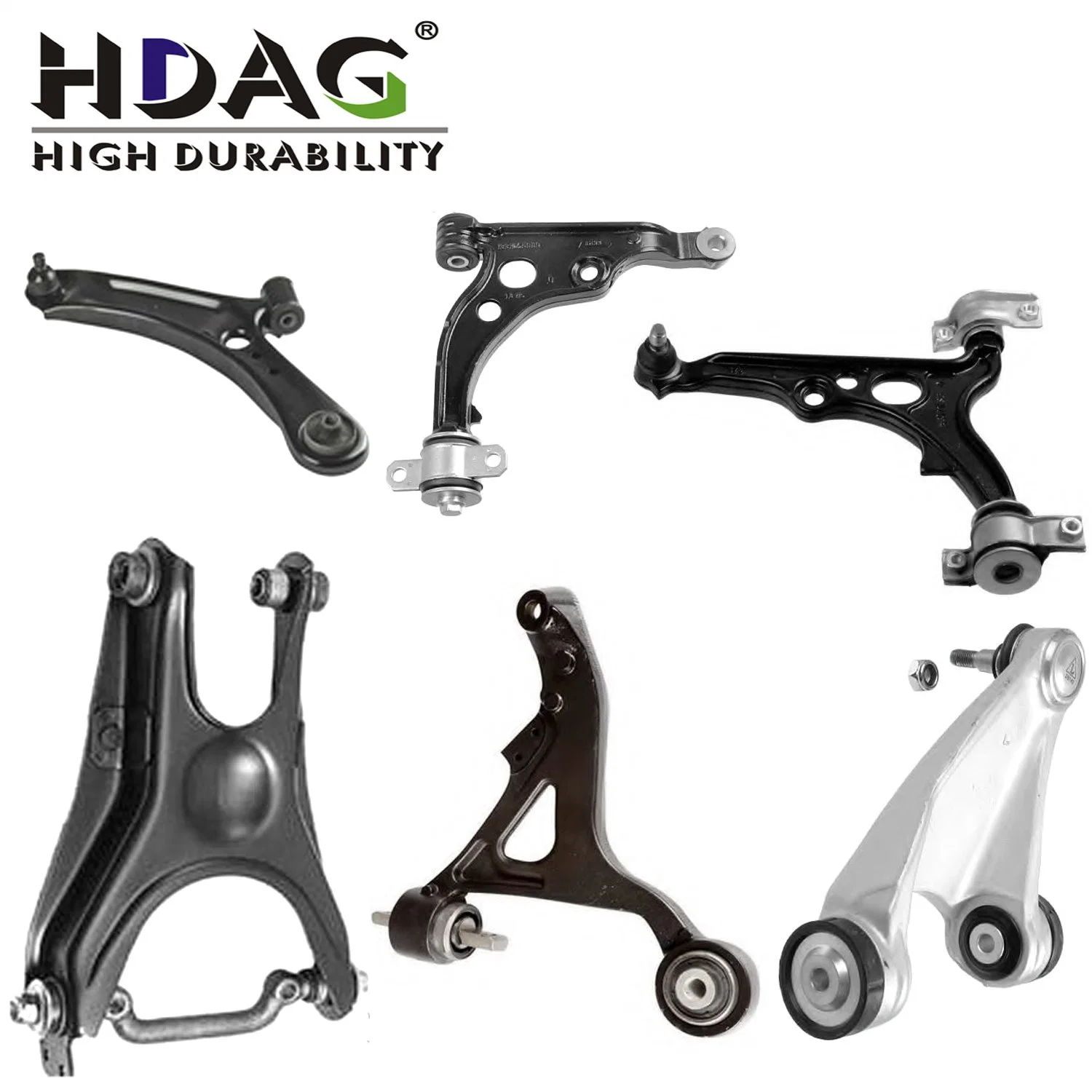 Hdag Hot Sale Auto Suspension Control Arm and Ball Joint Assembly for Ford Galaxy Fusion, Lincoln,Mazda,Sangyong OEM 100 7602 101 2632 1007602 1012632 Ae5z3078A