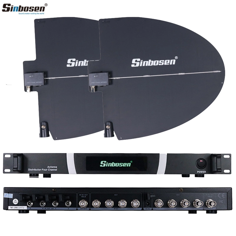 Sinbosen Hg-890 Professional Antenna Amplifier Wireless Microphone System for Stage