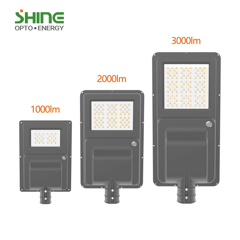 All in One Integrated Industry 10W 15W 20W Unique Motion Sensor LED Solar Street Light