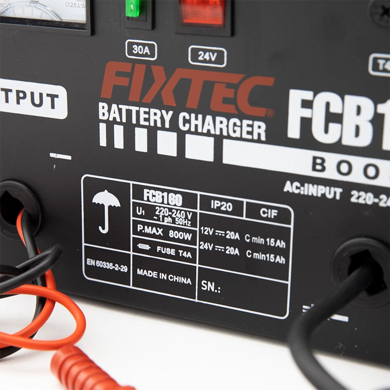 Fixtec Car Rechargeable Battery Charger 24V 12V Automatic Battery Charger for Car Truck Motorcycle