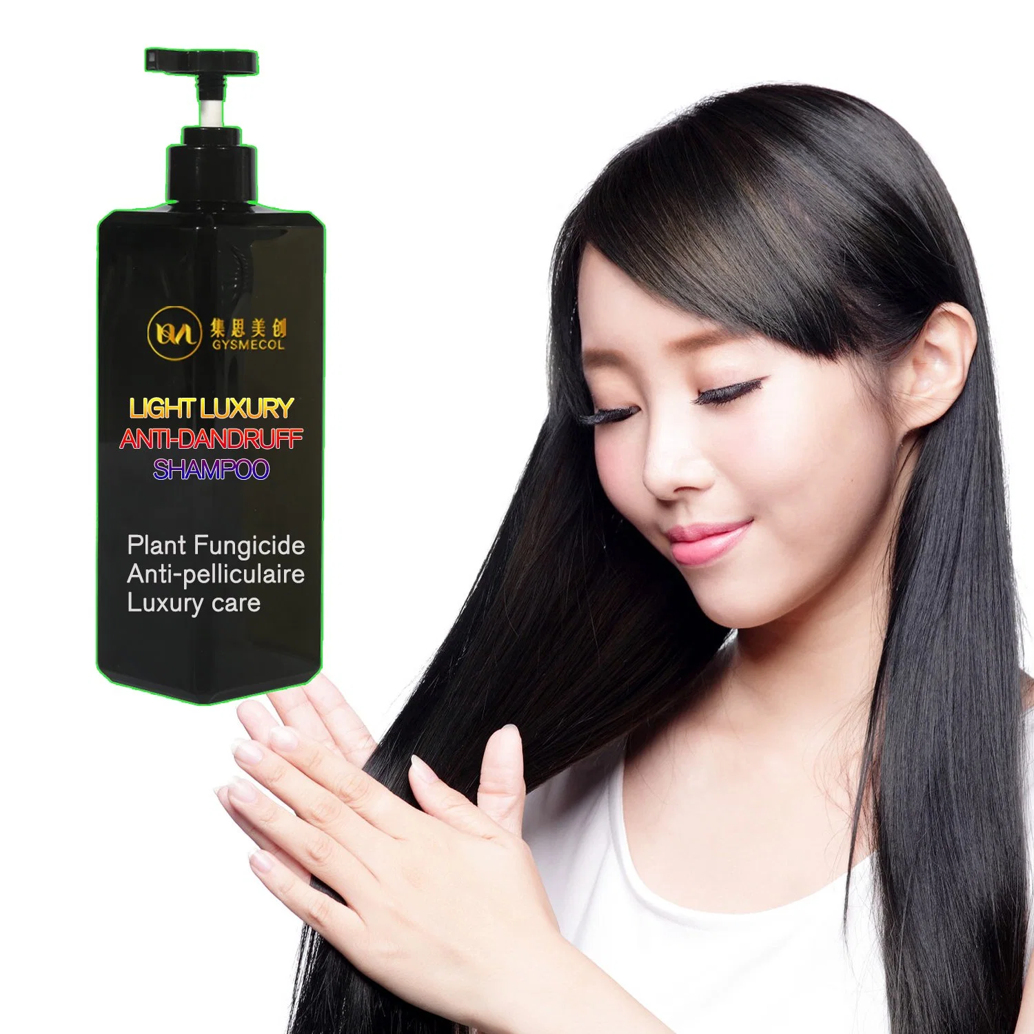 Customized Refreshing 2 in 1 Hair Care Natural Herbal Shampoo Protect Hair with Low Hair Accumulation