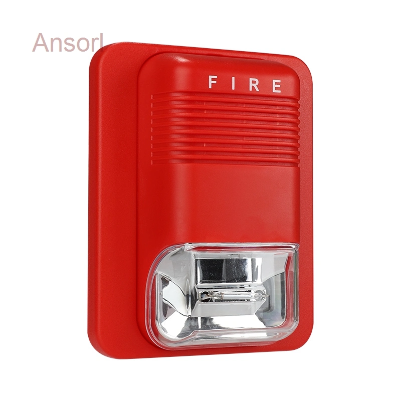 2 Wire Easy Connection Audia and Visual Fire Alarm Strobe Hooter