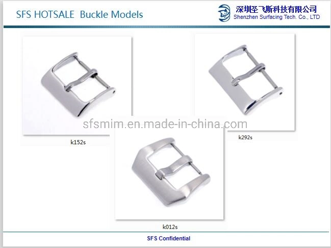 Hotsale hebillas de acero inoxidable para ver la correa de cuero
