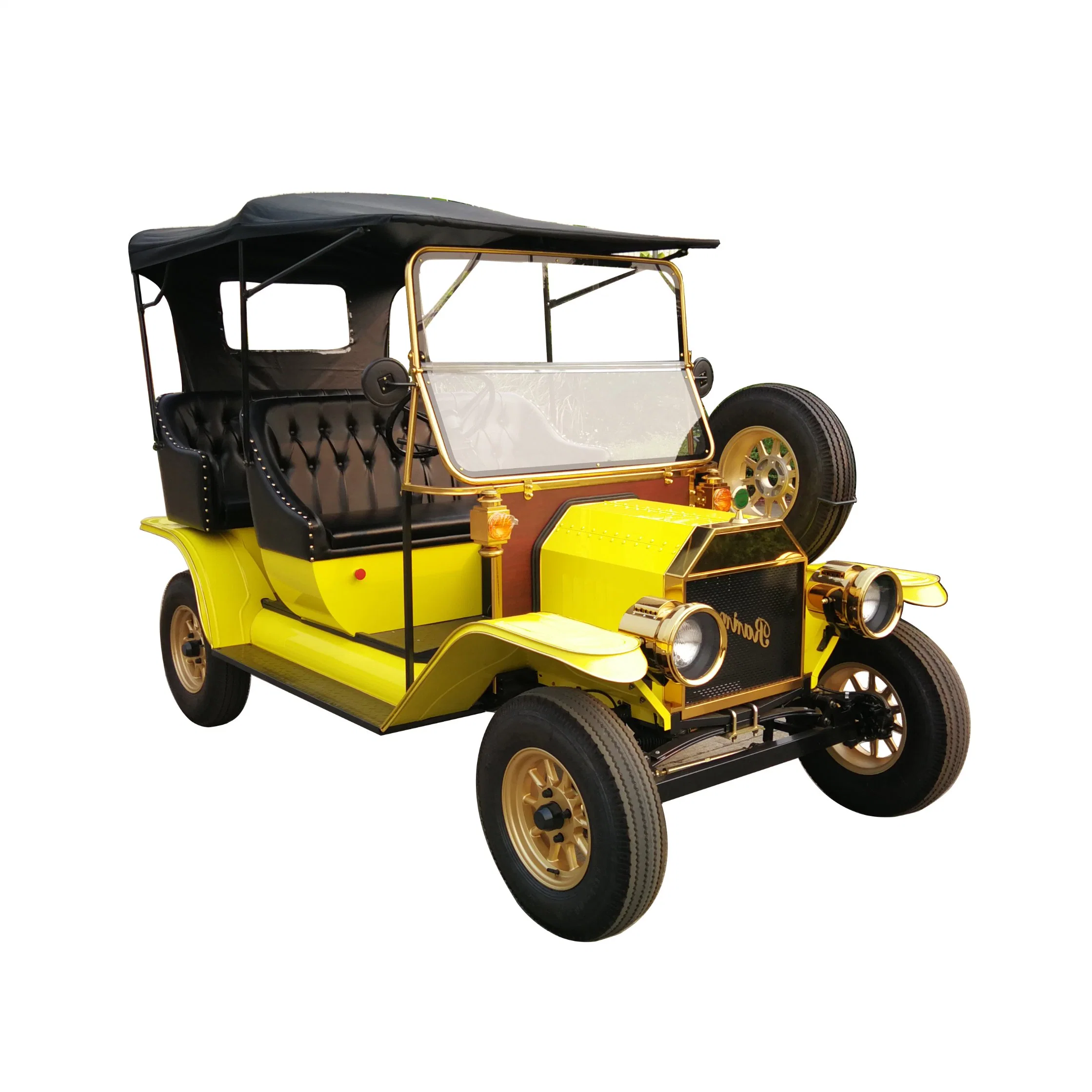 Golf Cart 2 Seats 4 Seats Electric Sightseeing Car Four Wheel Hotel Tourism Reception Viewing Property Security Patrol Car