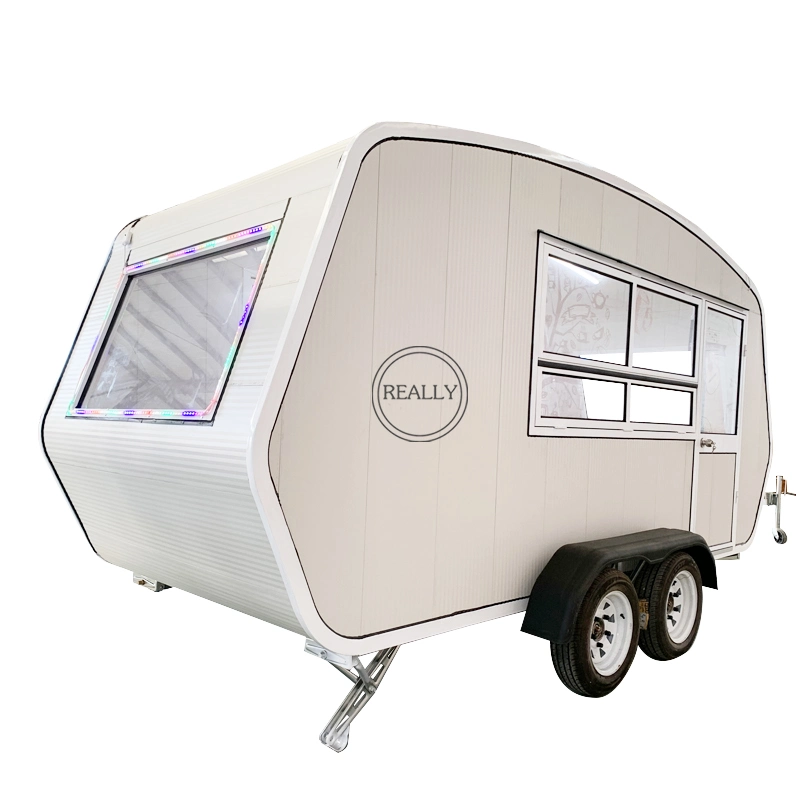 USA Food Truck Towable Kitchen Food Trailer Food Cart Bakery Mobile Food Trailer Mobile Fast Food Caravan for Sale