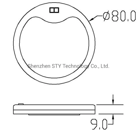 O LED do sensor de Mobiliário Puck/Roupeiro/wiring closet para baixo a iluminação do painel