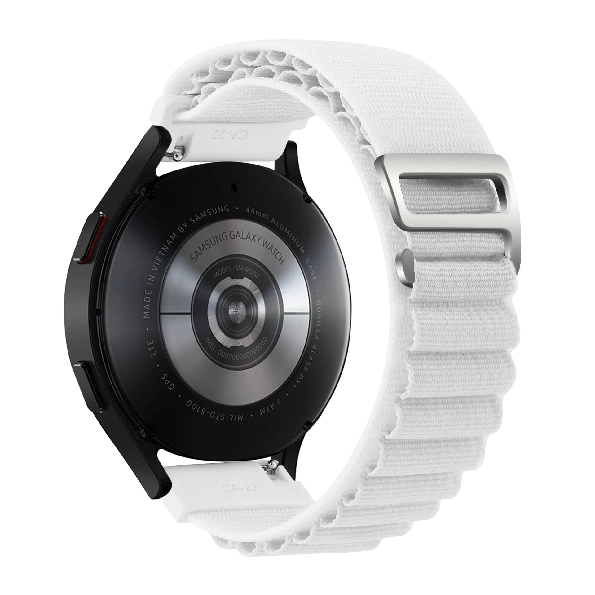 Nova Sport Substituição correia de pulso correia de pulso Alpine Loop Bluetooth Correia de relógio para Samsung para Huawei 18 mm 20 mm 22 mm