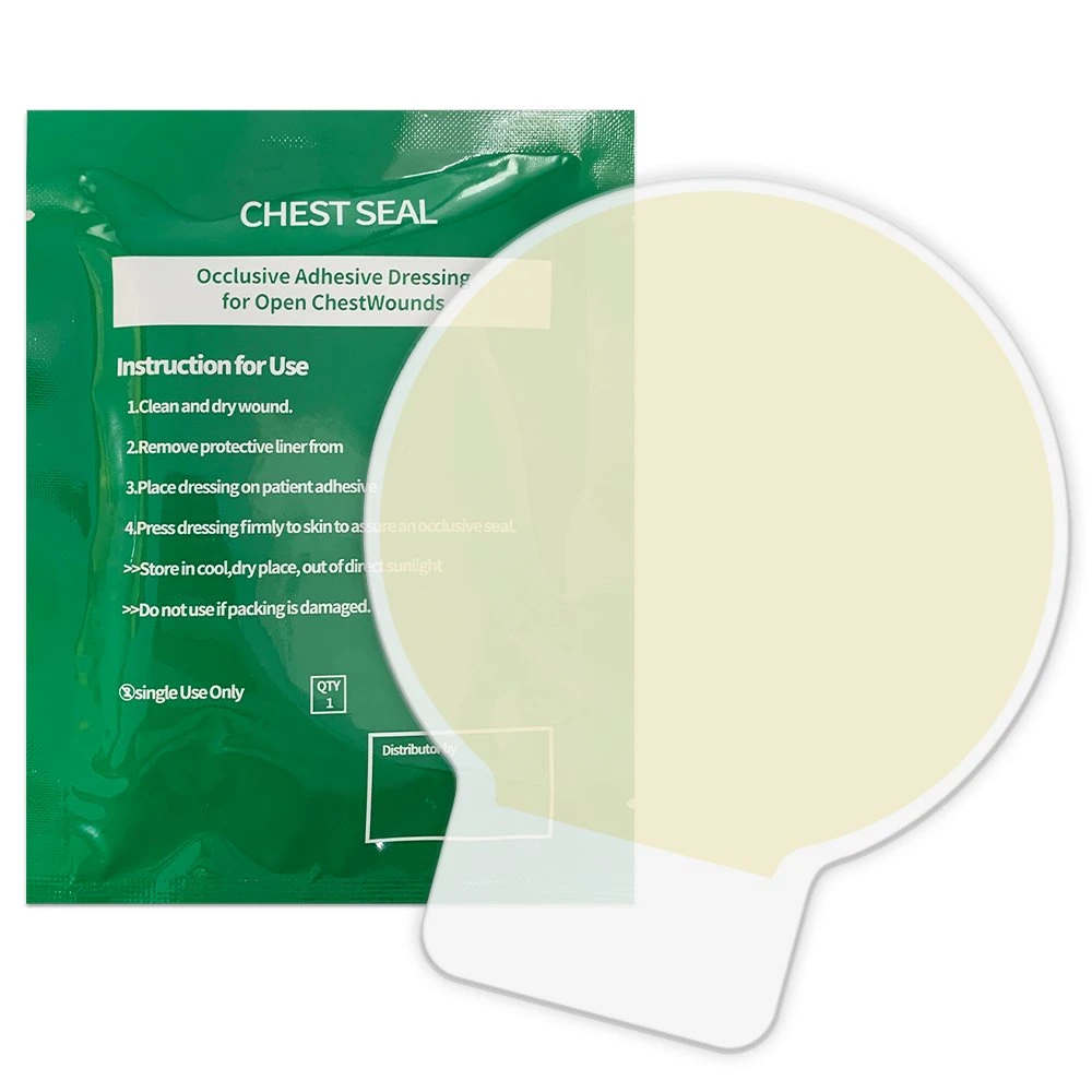 Medical Occlusive Hydrogel Chest Seal Vented First Aid