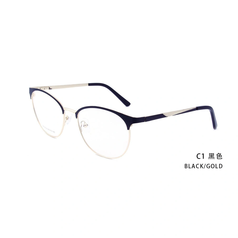 Retro Metal Eyeglasses Frame Classy Unisex Trendrehab Eyewear