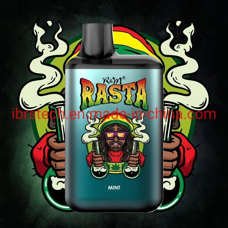 Сша популярные ограниченной версии 5500R&amp;M Rasta puffs одноразовые Vape перо оптовой E прикуриватель первого ряда сидений