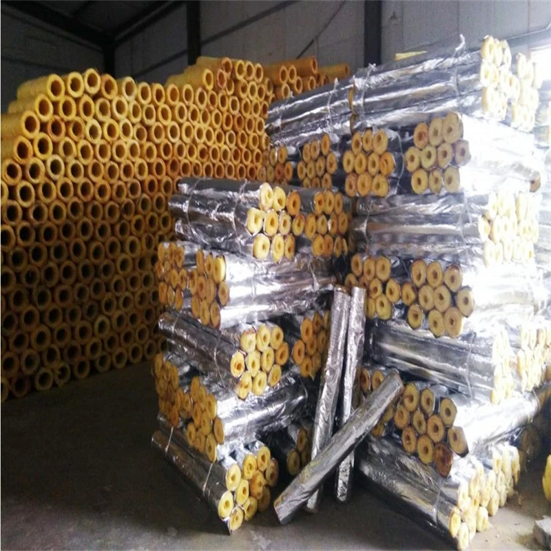 Elastic Glass Fiber Product Glass Wool Insulation Building Material Glass Wool Pipe