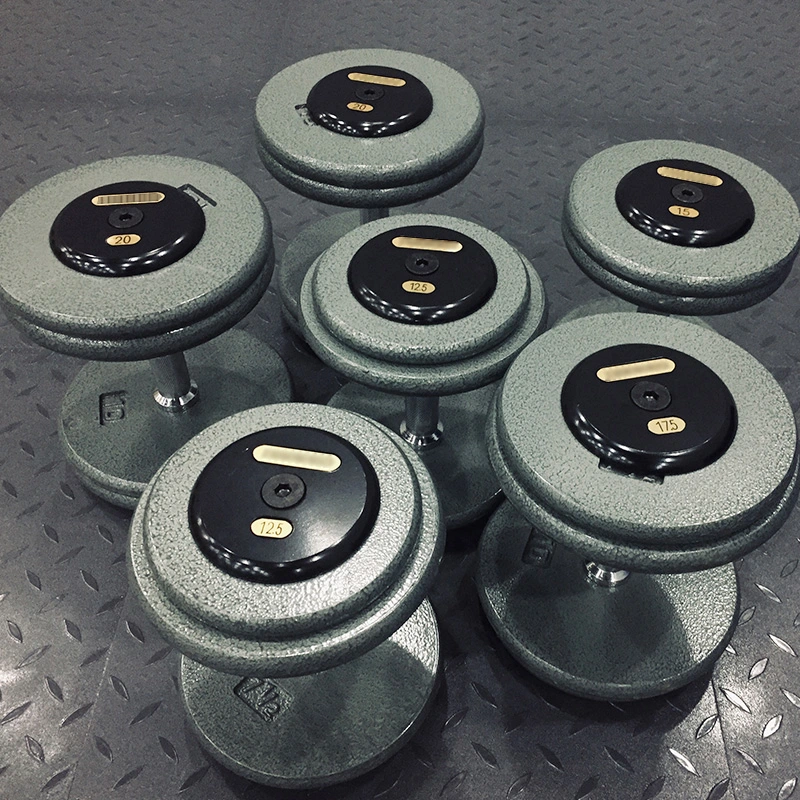 New Protection Gym Round Dumbbell Home Fitness Equipment Anti-Slip Cast Iron Dumbbell Set