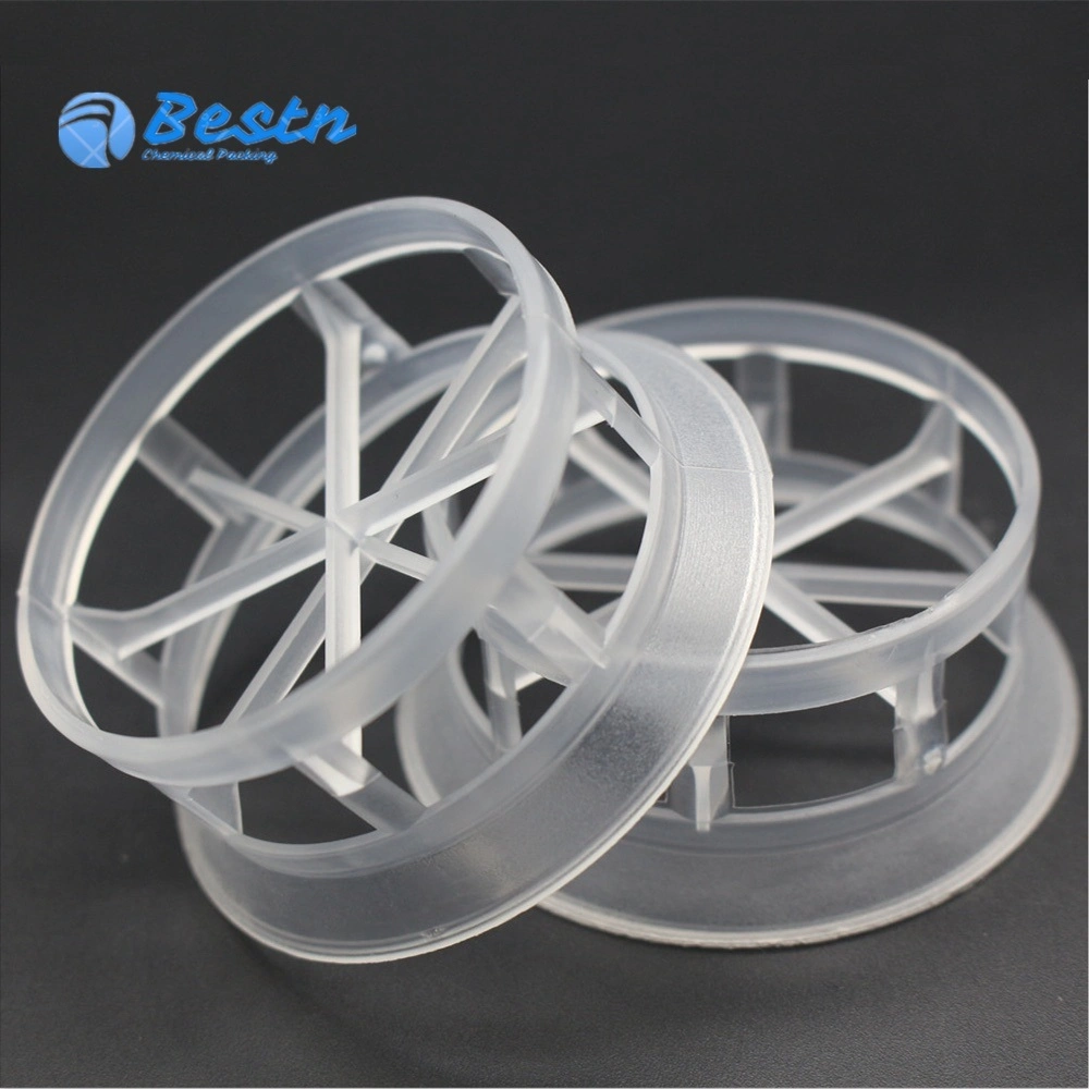 Plastic Cascade Ring 25mm PP, PVC, PVDF, CPVC, Rpp, PFA, PTFE for Cooling Tower Fill