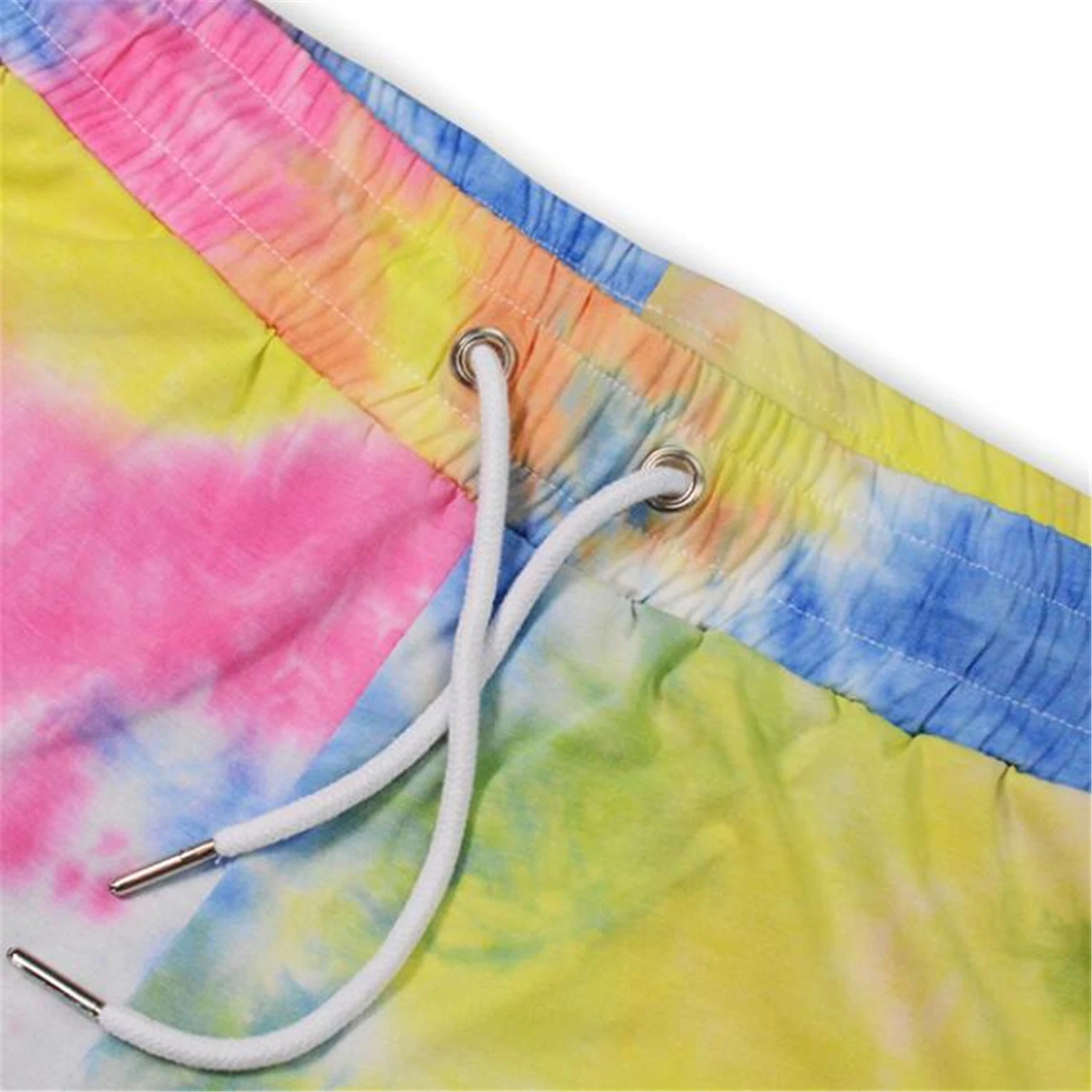 New Custom Board Shorts Tie Dye Colorful Mens Summer Short