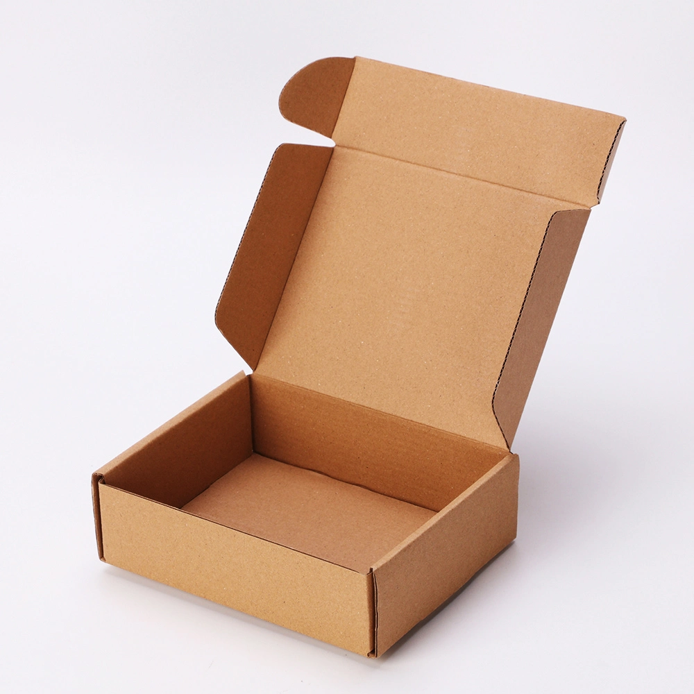 Yellow Corrugated Paper Folding Shipping Storage Box for Clothing/Pizza/Merchandise