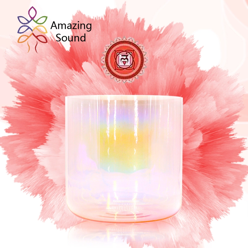 New Cosmic Light Colorful Crystal Singing Bowl Set Sound Healing Singing Bowl Meditation Set