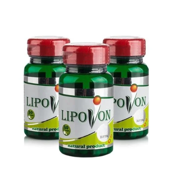 Lipovon 30 Capsule Weight Control Diet Pills Natural Plant Rapid Lipotrim Weight Loss Pill
