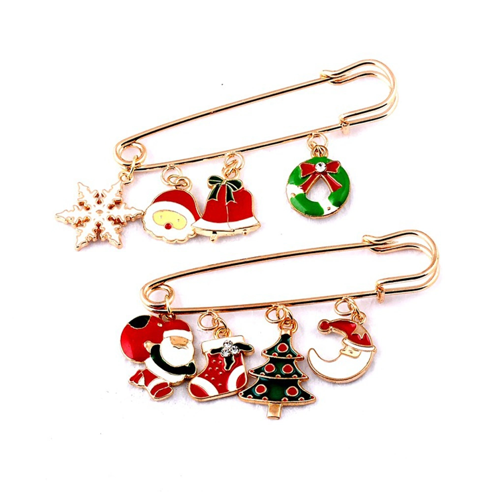 Neue Weihnachten Fashion Pin Weihnachtslegierung Brosche