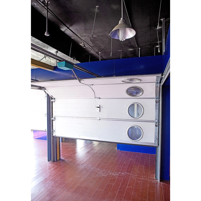 Ce Approved Steel PU Insulated Residential Automatic Overhead Sectional Roller Rolling Garage Door